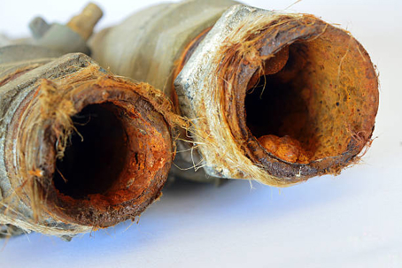 old plumbing pipes